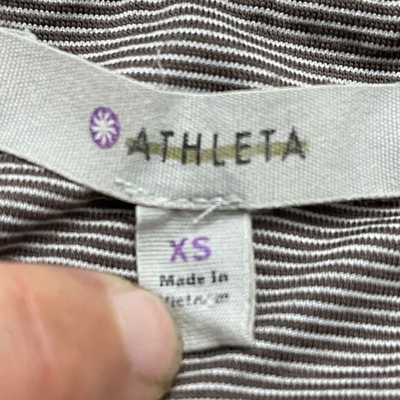 Athleta Micro Stripe Westwood Dress - Picture 3 of 6